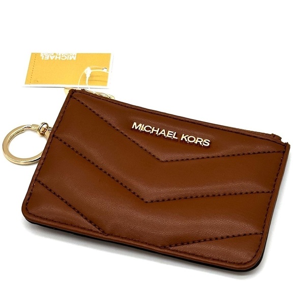 Michael Kors Jet Set Travel Small Top Zip Coin Pouch with ID Holder Luggage - Picture 1 of 8